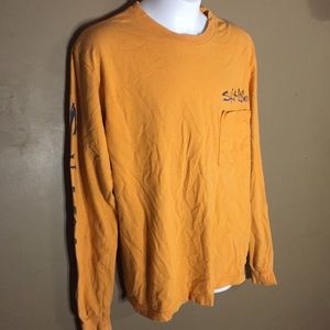 Orange longsleeve salt life shirt